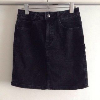 ザラ(ZARA)の2013AW デニムボックススカート(ミニスカート)