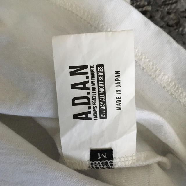 BEAUTY&YOUTH UNITED ARROWS(ビューティアンドユースユナイテッドアローズ)のビューティーアンドユース Ｔシャツ ADAN ホワイト メンズのトップス(Tシャツ/カットソー(半袖/袖なし))の商品写真