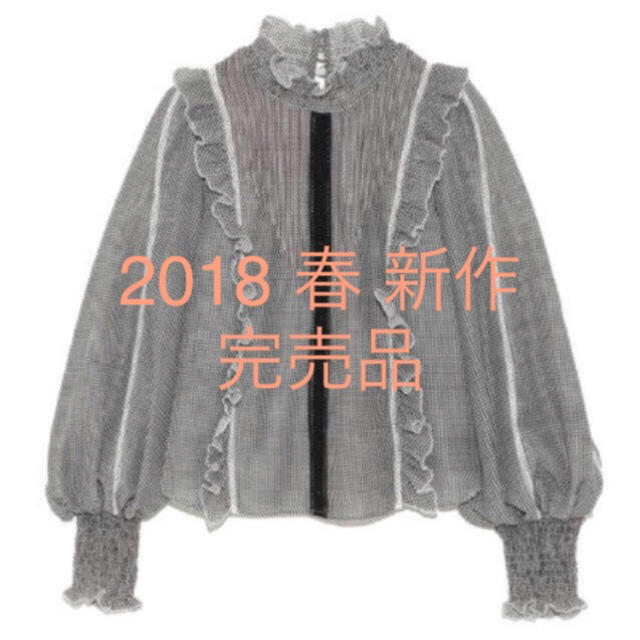 snidel 2018 完売 コットン レース ブラウス