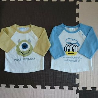 アカチャンホンポ(アカチャンホンポ)のディズニー 長袖Tシャツ 80 二枚セット(Ｔシャツ)