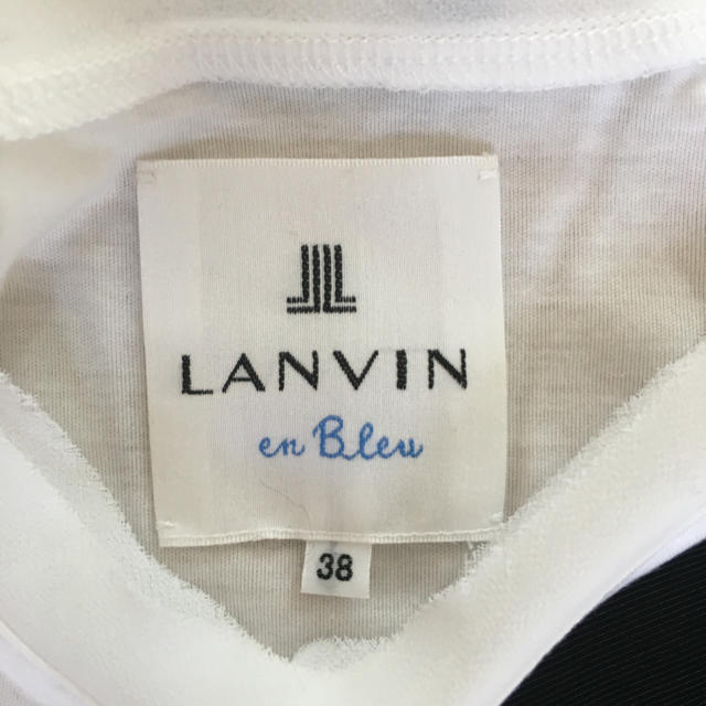 LANVIN en Bleu(ランバンオンブルー)のAAA様専用 ランバン オン ブルー  Tシャツ タグなし新品 レディースのトップス(Tシャツ(半袖/袖なし))の商品写真