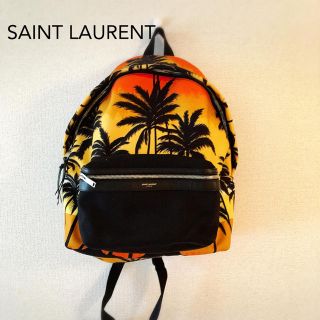 正規 Saint Laurent サンローランパリ パームツリー リュック