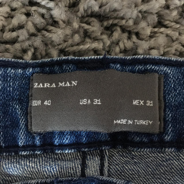 ZARA(ザラ)のZARA デニム クラッシュデニム メンズのパンツ(デニム/ジーンズ)の商品写真