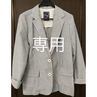 ジュンコシマダ(JUNKO SHIMADA)のストライプジャケット、カシュクール、BHシャツ(テーラードジャケット)