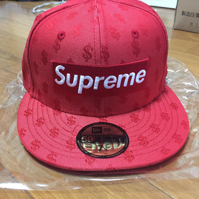 Monogram Box Logo New Era Red