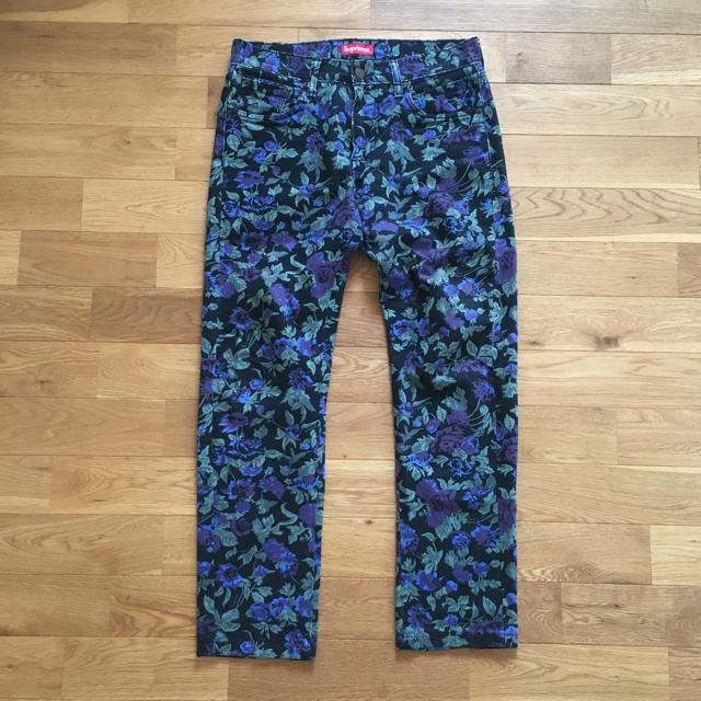 【16ss】supreme levis roses 505 jeansdenim