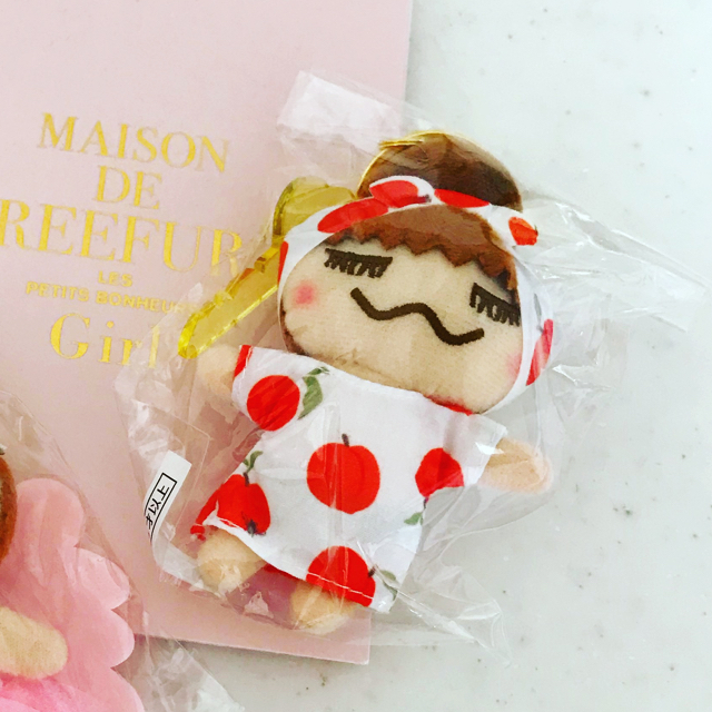 Maison de Reefur(メゾンドリーファー)の梨花ちゃん人形☆ピーチ エンタメ/ホビーのおもちゃ/ぬいぐるみ(ぬいぐるみ)の商品写真