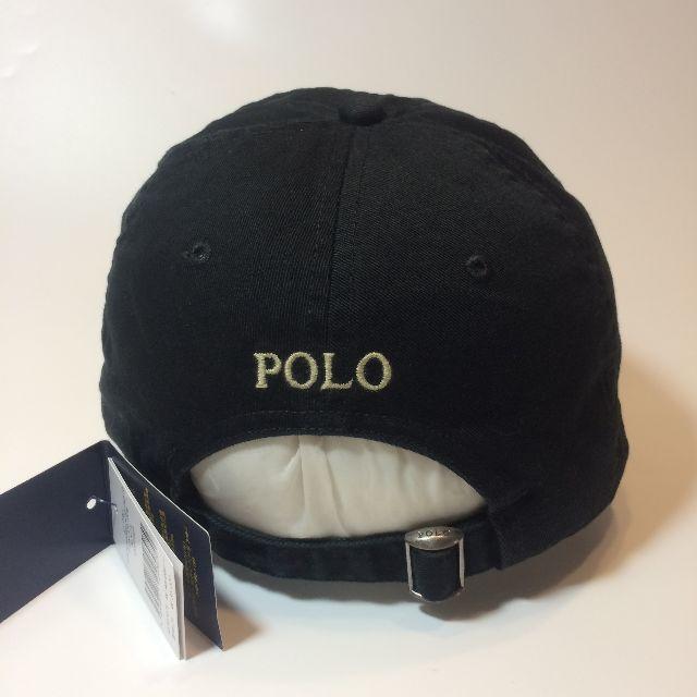 POLO RALPH LAUREN(ポロラルフローレン)のN49 新品 未使用 タグ付き ポロ ラルフローレン キャップ 黒 × クリーム メンズの帽子(キャップ)の商品写真