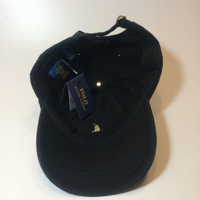 POLO RALPH LAUREN(ポロラルフローレン)のN49 新品 未使用 タグ付き ポロ ラルフローレン キャップ 黒 × クリーム メンズの帽子(キャップ)の商品写真