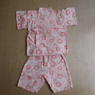 甚平　サーモンピンク　女の子１２０ｃｍ(甚平/浴衣)