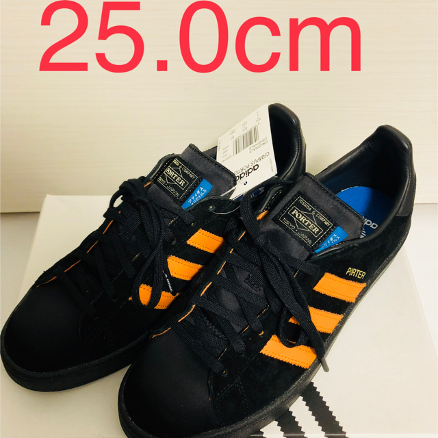 adidas(アディダス)の【希少サイズ25cm】adidas × PORTER CAMPUS スニーカー メンズの靴/シューズ(スニーカー)の商品写真