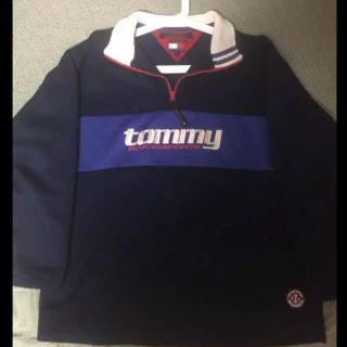 トミーヒルフィガー(TOMMY HILFIGER)のtommy hilfiger ハーフジップ スウェット 激レア(スウェット)