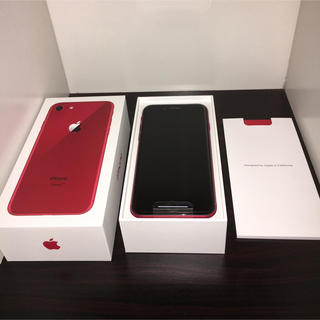 アイフォーン(iPhone)の☆iPhone8 PRODUCT RED 64GB(携帯電話本体)