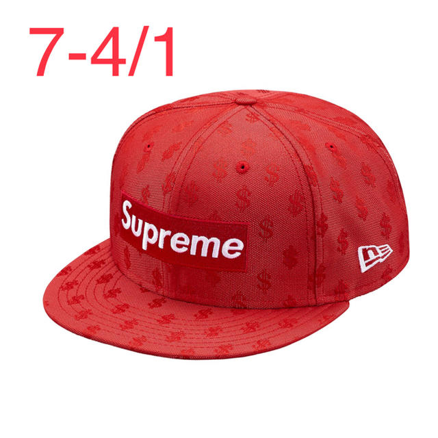 Supreme Monogram Box Logo New Era  7 4/1キャップ