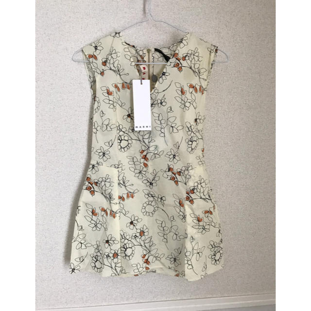 最大75%オフ! MARNI マルニ 花柄 タイ付き ノースリーブ チュニック
