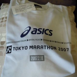 アシックス(asics)の(未使用タグ付)Tシャツ_東京マラソン2007 (Tシャツ/カットソー(半袖/袖なし))