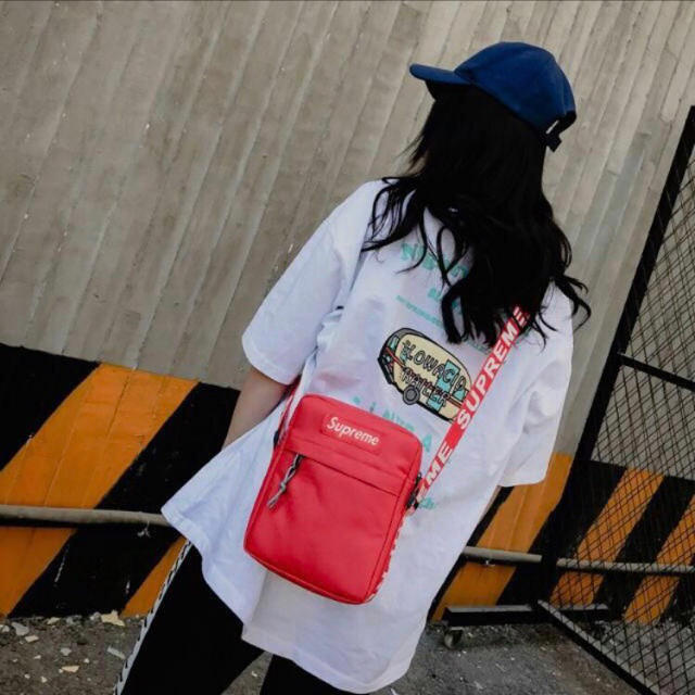 値下げ！ Supreme 18ss shoulder bag RED 赤色 新品