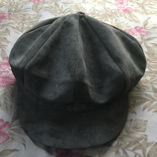スウェード キャスケット レディースの帽子(キャスケット)の商品写真