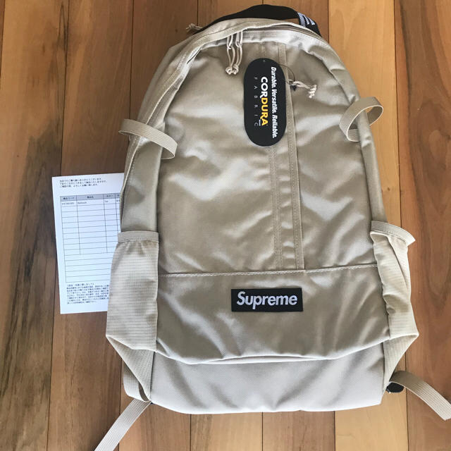 Supreme Backpack Tan ベージュバッグパック/リュック