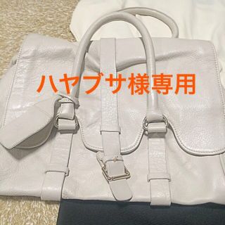 ザラ(ZARA)のZARA  大きめバッグとニットキャップ(ショルダーバッグ)