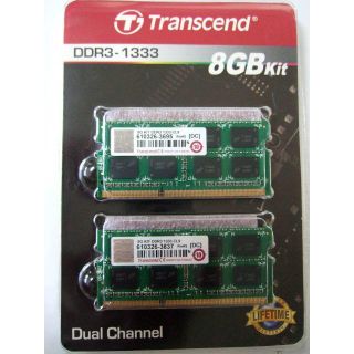 トランセンド(Transcend)のmoppyさま専用 DDR3 1333 8GB (4GBx2枚) SODIMM(PCパーツ)