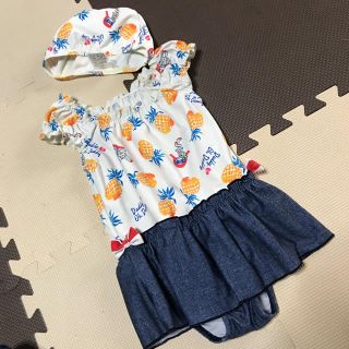 ダディオーダディー(daddy oh daddy)のダディ size110 帽子付き タグ記名有り(水着)