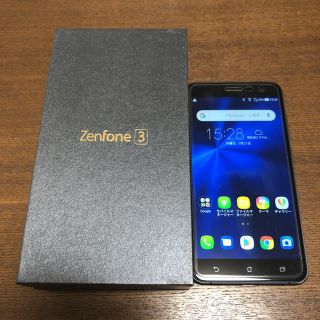 エイスース(ASUS)の美品国内版 SIMフリー ASUS ZenFone3 64GB ZE552KL (スマートフォン本体)