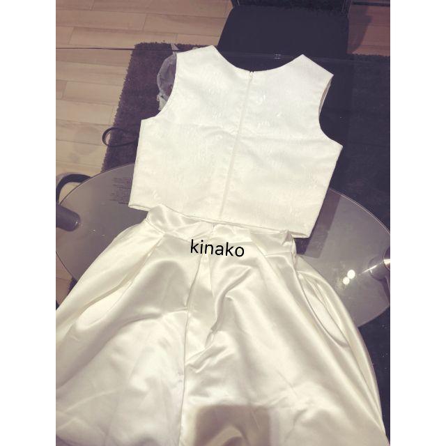 爆買い好評 セパレートドレス*ホワイトの通販 by kinako's shop|ラクマ 在庫あ在庫