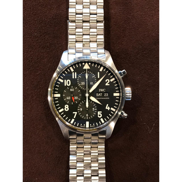 IWC(インターナショナルウォッチカンパニー)のIWC パイロットウォッチ クロノグラフ 極美品 メンズの時計(腕時計(アナログ))の商品写真