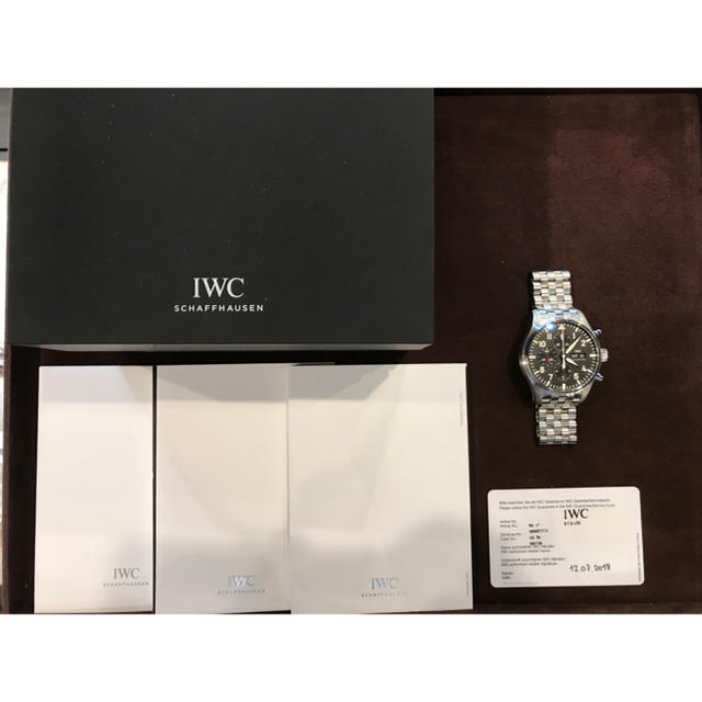 IWC(インターナショナルウォッチカンパニー)のIWC パイロットウォッチ クロノグラフ 極美品 メンズの時計(腕時計(アナログ))の商品写真