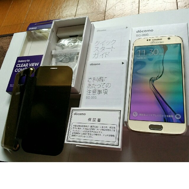 SAMSUNG - ★ドコモ SC-05G Galaxy S6 Gold(金) 新品 未使用 判定 の通販 by つくば｜サムスンならラクマ