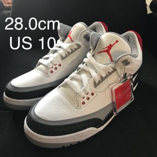 ナイキ(NIKE)のAIR JORDAN 3 RETRO TINKER NRG NIKE 28.0(スニーカー)