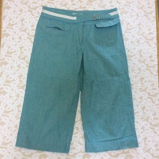 ユナイテッドアローズ(UNITED ARROWS)のgreengate クロップドワイドパンツ L 日本製(クロップドパンツ)