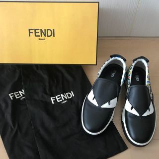 フェンディ(FENDI)のFENDI フェンディ モンスター スリッポン 新品未使用(スリッポン/モカシン)