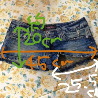 ピンクミックス(Pink Mix)のデニムショーパン(ショートパンツ)