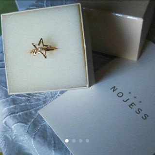 ノジェス(NOJESS)のノジェス パール&ダイヤモンド スター2連リング(リング(指輪))
