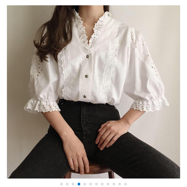 最安値級価格 Lochie - STAFF ONLY vintage blouse シャツ/ブラウス(長袖/七分)