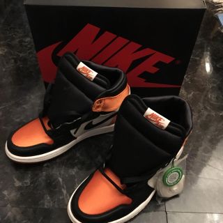 ナイキ(NIKE)のair jordan 1 shattered backboard satin(スニーカー)