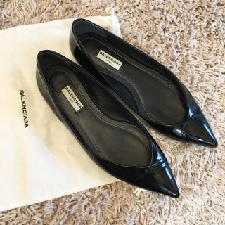 バレンシアガ(Balenciaga)の🔥Balenciaga 17SS エナメルバレリーナ バレンシアガ(ハイヒール/パンプス)