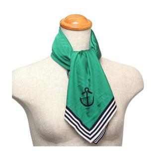 エルメス(Hermes)のエルメス スカーフ シルクジャージ カレ 70×70 グリーン 100059(バンダナ/スカーフ)