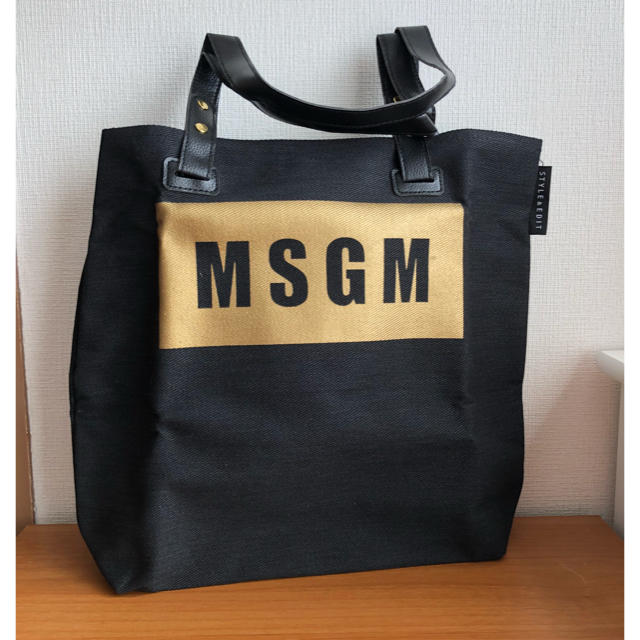 MSGM(エムエスジイエム)のMSGM×STYLE&EDIT レザーハンドルトート レディースのバッグ(トートバッグ)の商品写真