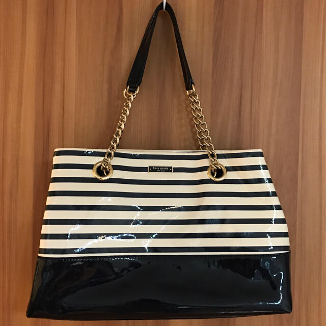 kate spade new york(ケイトスペードニューヨーク)のkate spade♣️ボーダー バッグ レディースのバッグ(トートバッグ)の商品写真