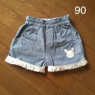 クーラクール(coeur a coeur)の＊いちご様専用＊【90】クーラクール やわらかデニム ショートパンツ(パンツ/スパッツ)