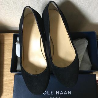 コールハーン(Cole Haan)の美品☆コールハーン☆雨天OK☆アメリカ5.5サイズ☆ヌバック(ハイヒール/パンプス)