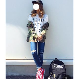 マウジー(moussy)の迷彩 カモフラ シャツ(シャツ/ブラウス(長袖/七分))