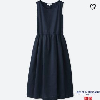 ユニクロ(UNIQLO)のイネス ユニクロ リネンブレンド ワンピース UNIQLO(ロングワンピース/マキシワンピース)