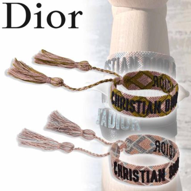 Christian Dior(クリスチャンディオール)のクリスチャンディオール Christian Dior ミサンガ ブレスレット レディースのアクセサリー(ブレスレット/バングル)の商品写真