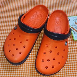 クロックス(crocs)のクロックス crocband タンジェリンオレンジ M9W11(サンダル)