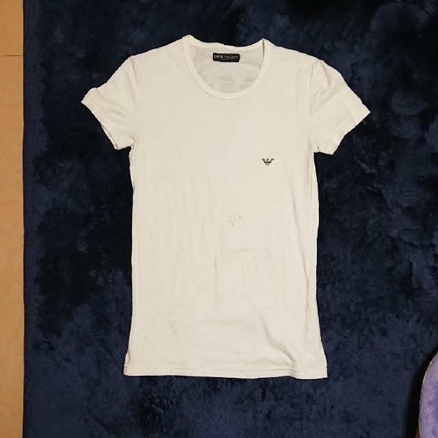 Emporio Armani(エンポリオアルマーニ)のEMPORIO ARMANITシャツ 白 レディースのトップス(Tシャツ(半袖/袖なし))の商品写真