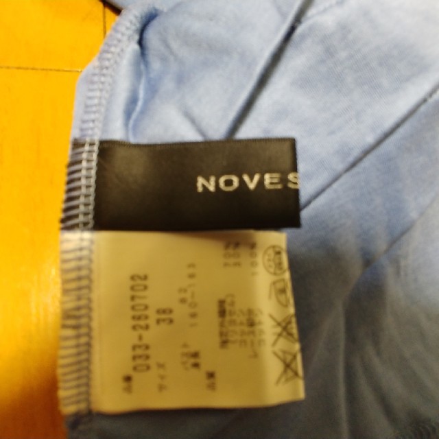 NOVESPAZIO(ノーベスパジオ)の新品未使用　ノーベスパジオ　カットソー　38 レディースのトップス(カットソー(半袖/袖なし))の商品写真